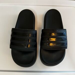 Adidas platform sandal slides